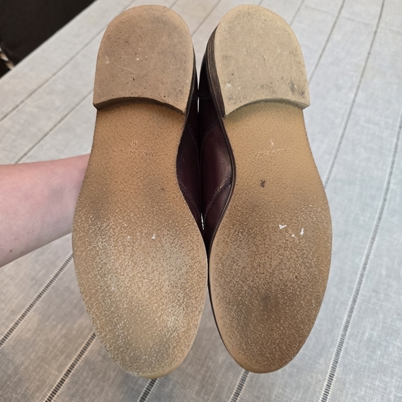 Brooks Brothers Men's Burgundy Leather Dress Shoes Size 9 Made In Italy - Picture 9 of 12